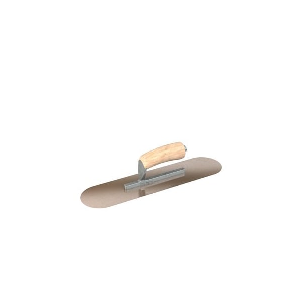 Steel City Trowels By Bon Bon 66-105 Pool Trowel, Golden Stainless, 14 X 4, Wood 66-105 - main